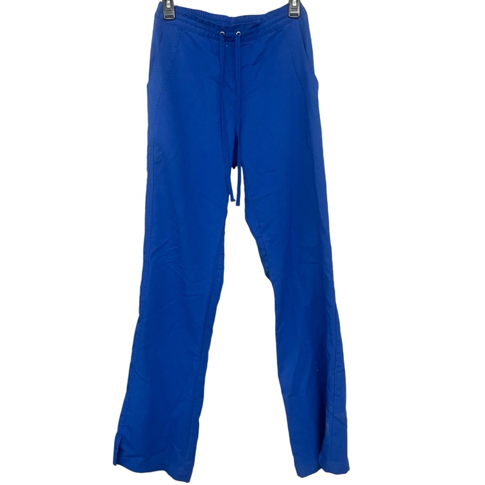 Purple Label Yoga‎ by Healing Hands Scrub Galaxy Blue Size XS Tall